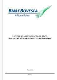 MANUAL DE PROCEDIMENTOS OPERACIONAIS - BM&FBovespa