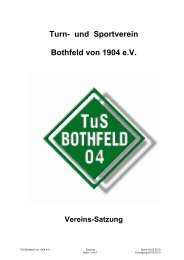 Turn- und Sportverein Bothfeld von 1904 e.V. - TuS Bothfeld 04 eV