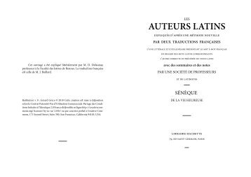 AUTEURS LATINS - latin, grec, juxta