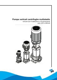 Pompe verticali centrifughe multistadio - DP Pumps