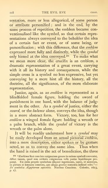 The evil eye. An account of this ancient and wide spread superstition