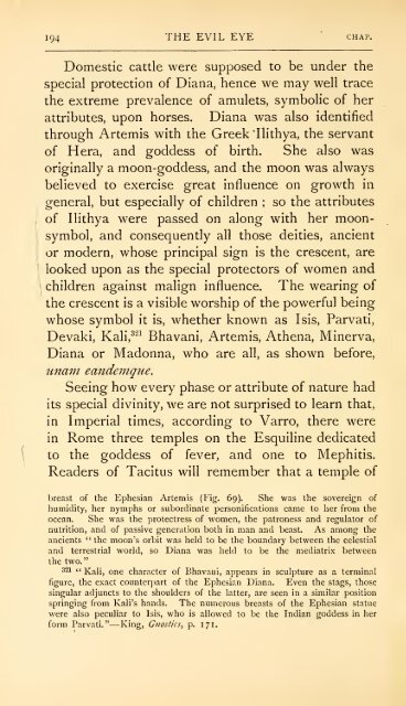 The evil eye. An account of this ancient and wide spread superstition