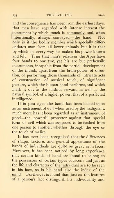 The evil eye. An account of this ancient and wide spread superstition