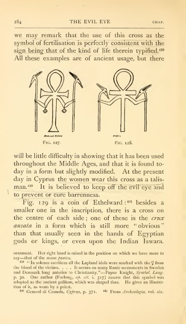 The evil eye. An account of this ancient and wide spread superstition