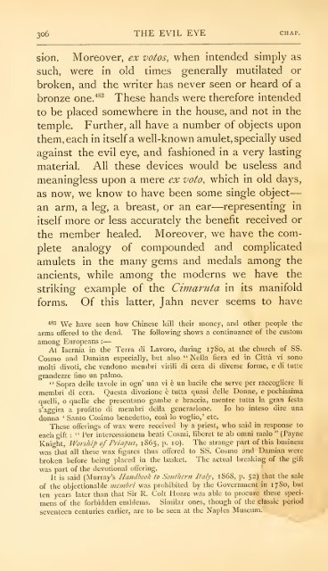 The evil eye. An account of this ancient and wide spread superstition