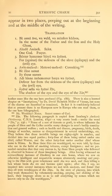 The evil eye. An account of this ancient and wide spread superstition