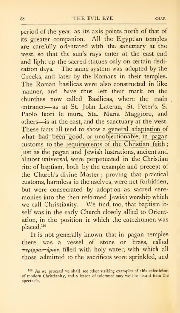 The evil eye. An account of this ancient and wide spread superstition