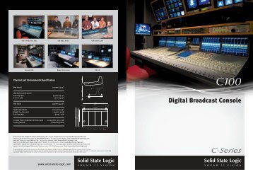 C100 Brochure - Duncan Pro Audio