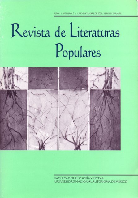 Contenido - Repositorio de la Facultad de Filosofía y Letras. UNAM