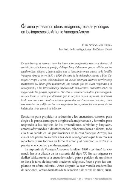 Contenido - Repositorio de la Facultad de Filosofía y Letras. UNAM