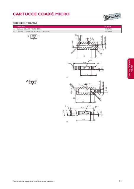 cartucce coax® mini