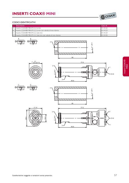 cartucce coax® mini