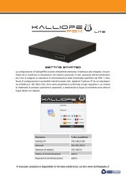Data sheet Kalliope PBX Lite