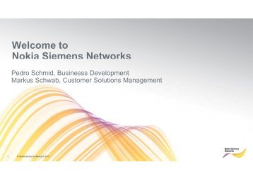 Welcome to Nokia Siemens Networks - tetra