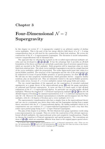 Four-Dimensional N = 2 Supergravity
