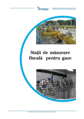 Statii de masurare fiscala pentru gaze - Syscom 18 SRL