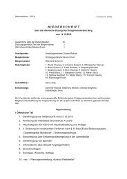 Nieder- schrift - Verbandsgemeinde Hagenbach