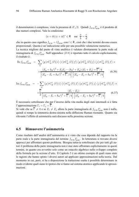 Diffusione Raman Anelastica Risonante di Raggi X con Risoluzione ...