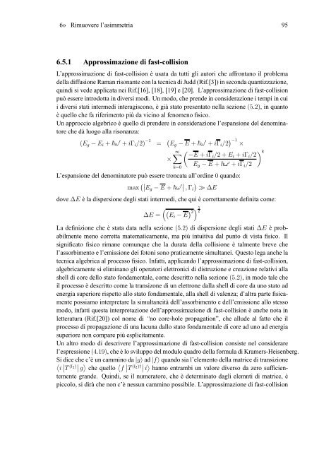 Diffusione Raman Anelastica Risonante di Raggi X con Risoluzione ...