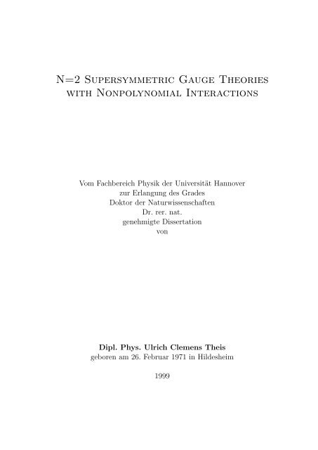 N=2 Supersymmetric Gauge Theories with Nonpolynomial Interactions