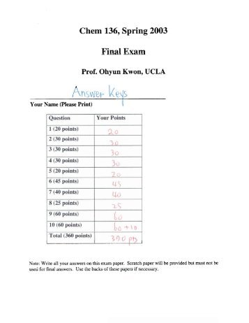 Final Exam Key - UCLA