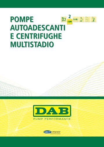 POMPE AUTOADESCANTI E CENTRIFUGHE MULTISTADIO ...