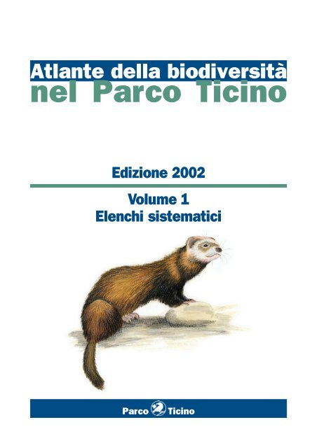 Atlante della biodiversità 2002 - Eventi.Parcoticino.It - Parco del Ticino
