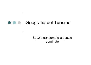 Geografia del Turismo