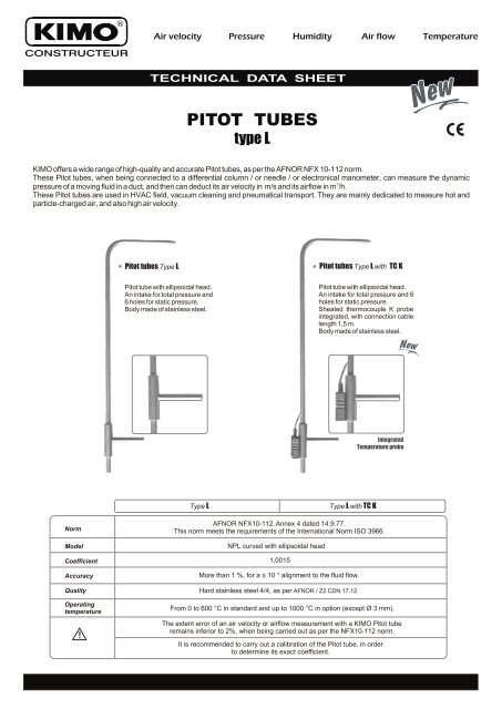 PITOT TUBES - DOP Solutions