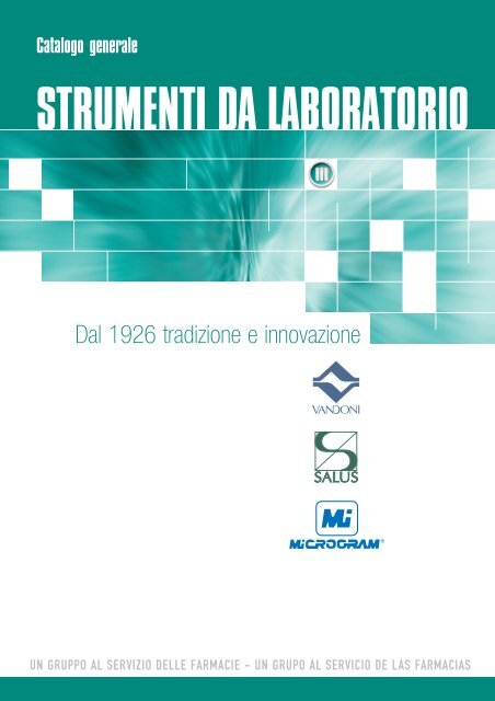 Catalogo generale - Bilance Vandoni Salus