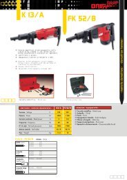 Breaker: K 13/A - FK 52/B - MX 180E