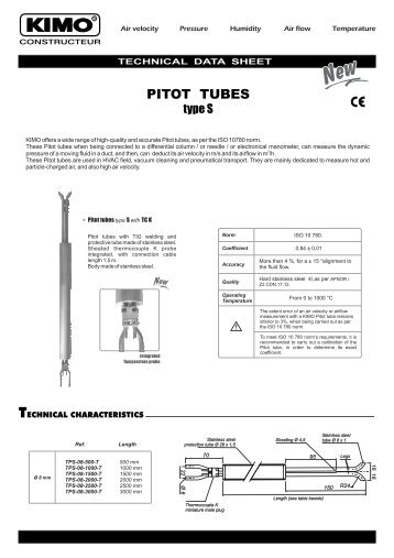 PITOT TUBES