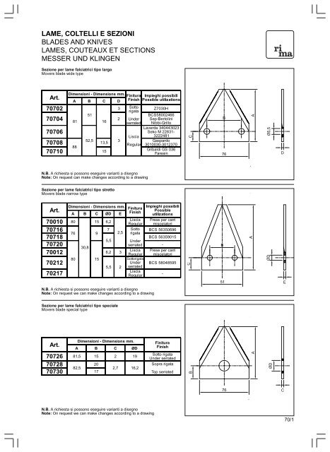 Catalogo Rima