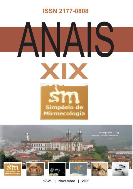 Resumos Expandidos (pdf) - XIX Simpósio de Mirmecologia - Ufop