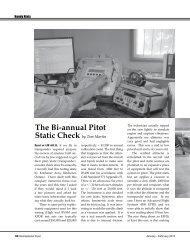 The Bi-annual Pitot Static Check by Tom Martin - The Recreational ...