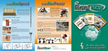 Frese per legno - RoofRox