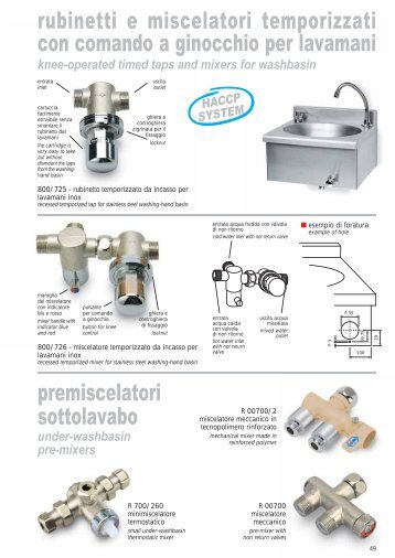 premiscelatori sottolavabo rubinetti e miscelatori temporizzati con ...