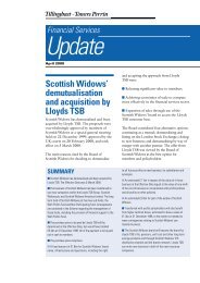 Scottish Widows Demutualisation and Acquisition by ... - Towers Perrin