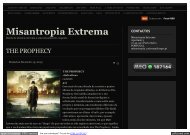 THE PROPHECY | Misantropia Extrema