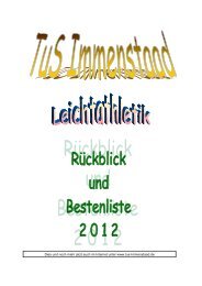 Jahrbuch 2012 - TuS Immenstaad