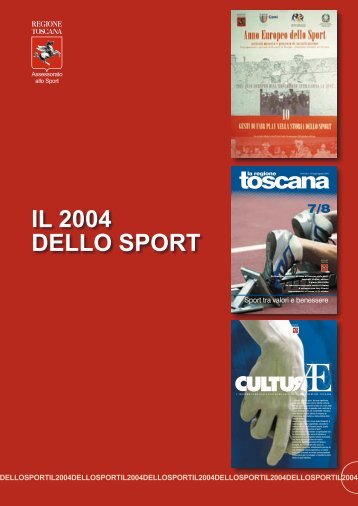 Il 2004 dello Sport - Regione Toscana