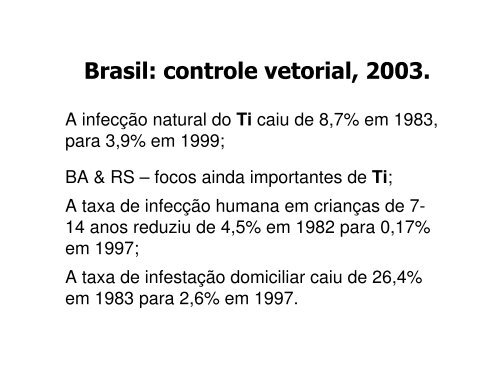 Doença de Chagas - Centro de Pesquisas René Rachou