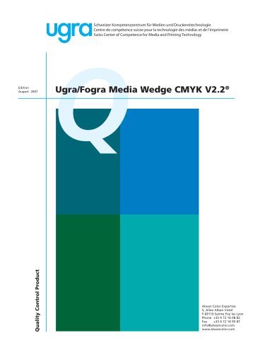 Ugra/Fogra Media Wedge CMYK V2.2® - Alwan Color Expertise