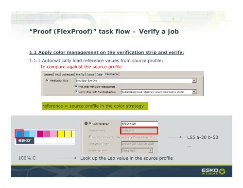 Verification - Esko Help Center