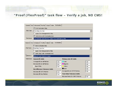 Verification - Esko Help Center