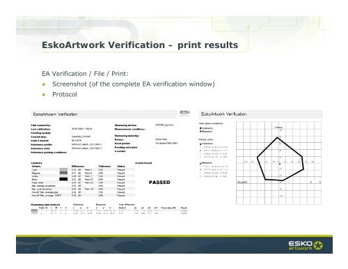 Verification - Esko Help Center