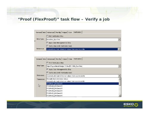 Verification - Esko Help Center