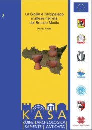 Progetto KASA (Koinè Archeologica, Sapiente ... - La Sicilia in Rete