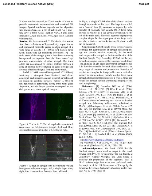 Lunar and Planetary Science XXXVIII (2007) 1690.pdf