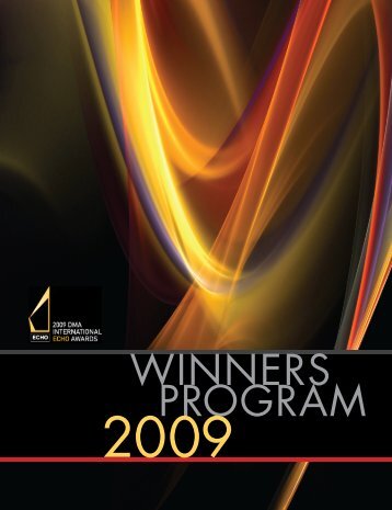 2009 ECHO Award - AMDIA